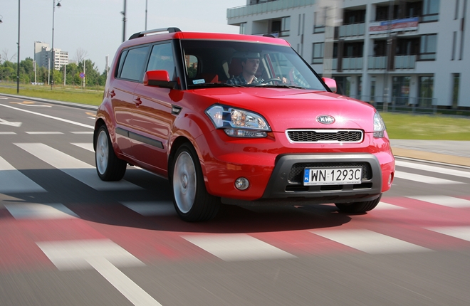 Kia Soul ma bryłę SUV-a, ale auto dysponuje napędem tylko na przednią oś. Fot. Moto.wieszjak.pl