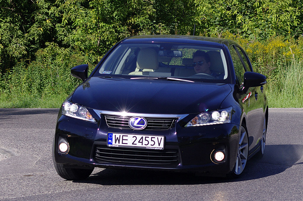 Lexus CT 200h - przód, fot. Maciek Medyj