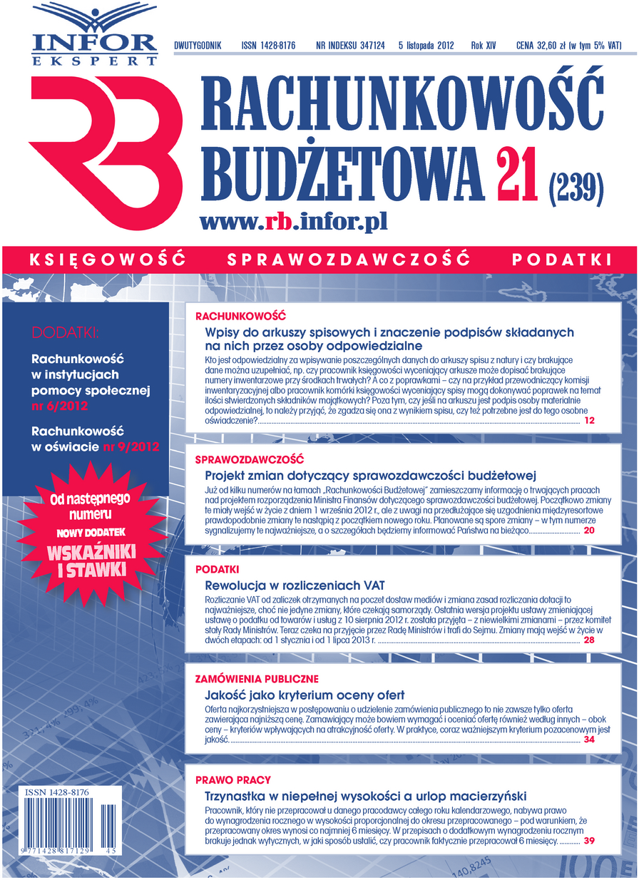 Rachunkowość Budżetowa