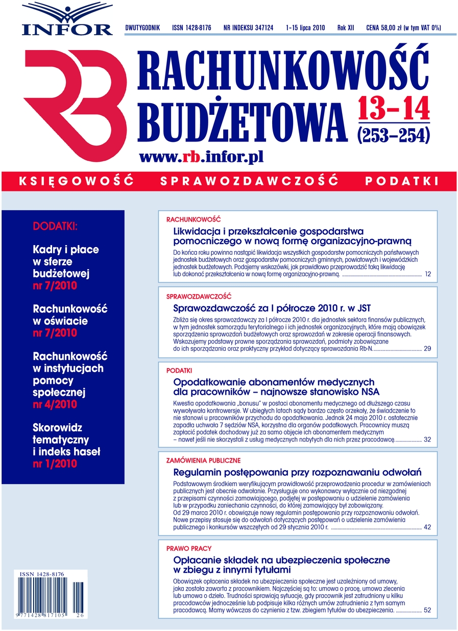 Rachunkowość Budżetowa
